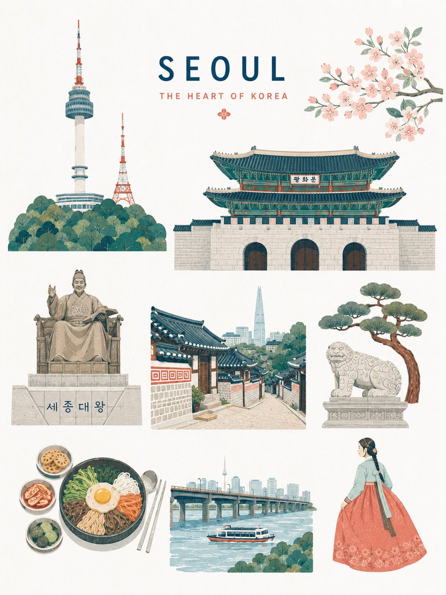 Mid-century Editorial Illustration example 2