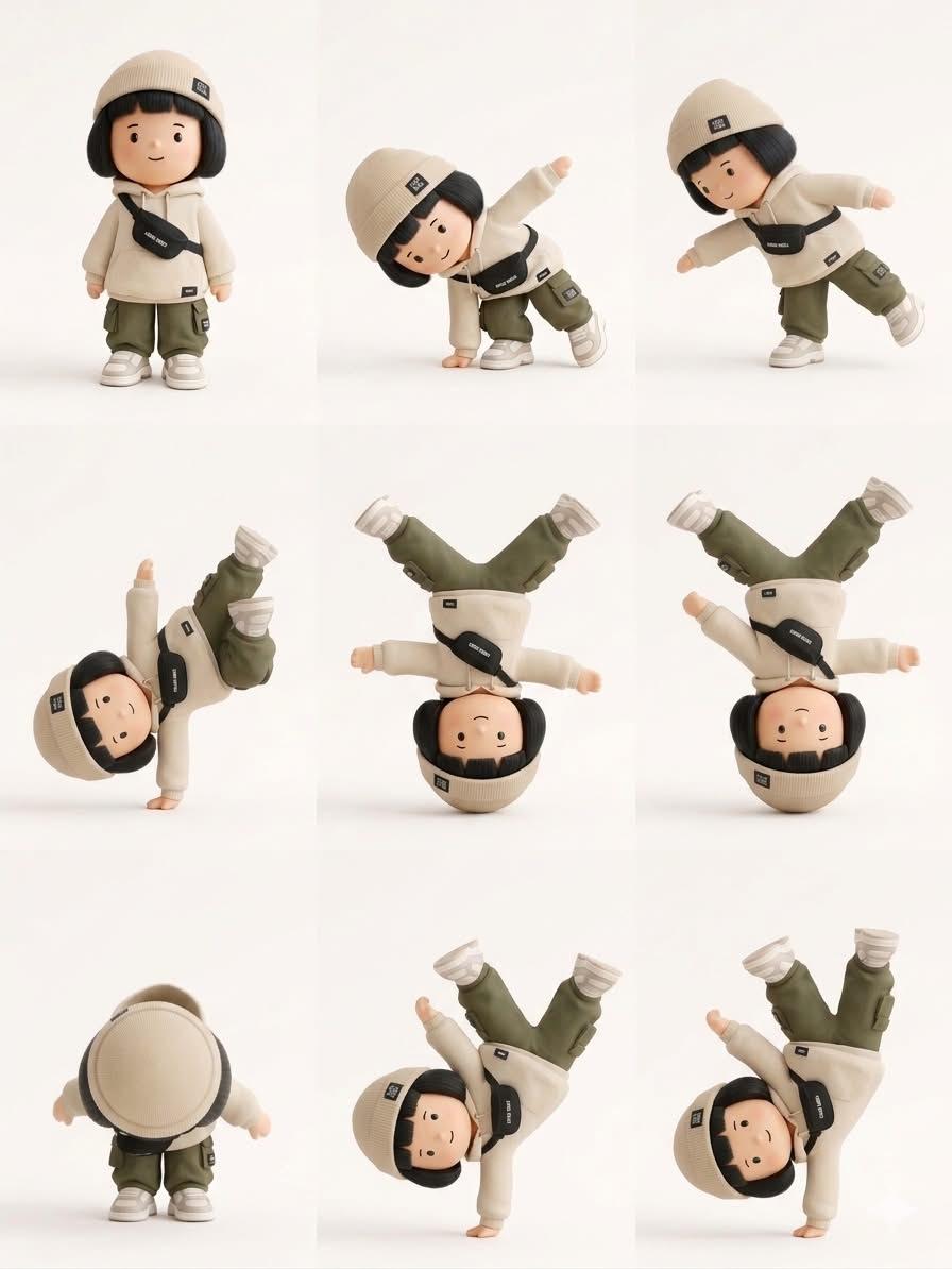 Designer Art Toy Collectible AI image template preview