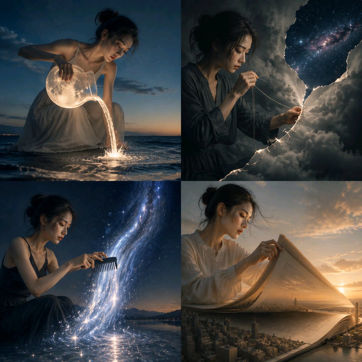 Surreal Visual Metaphor Template AI image template preview