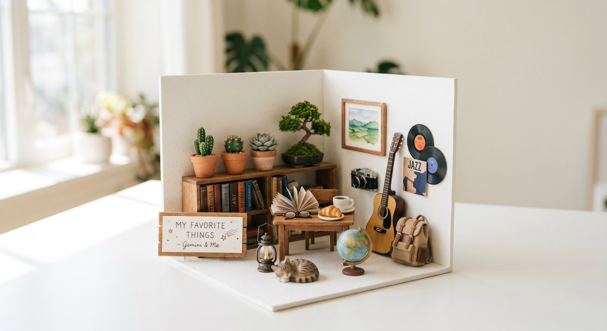 Miniature Garden Box Diorama example 2