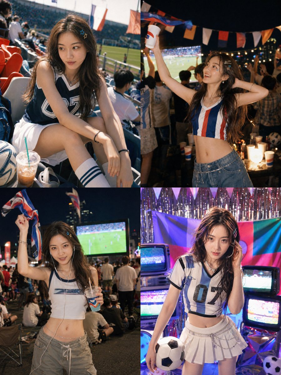 Detailed Summer World Cup Kpop Portrait Series example 2