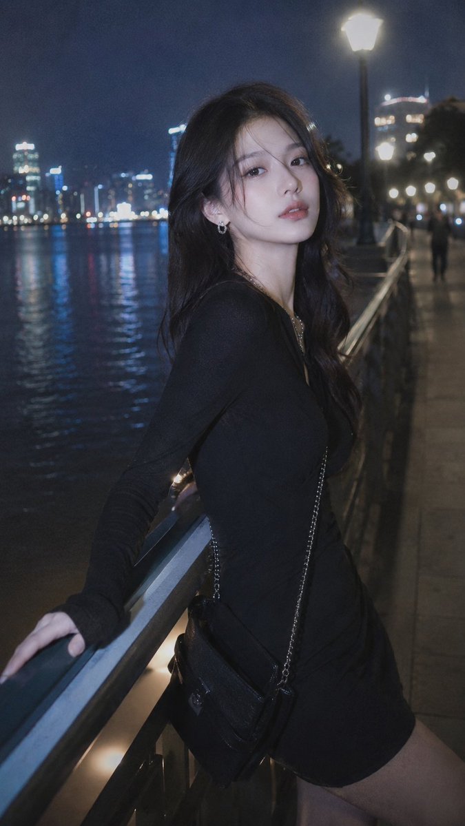 Nighttime Urban Film Portrait example 2