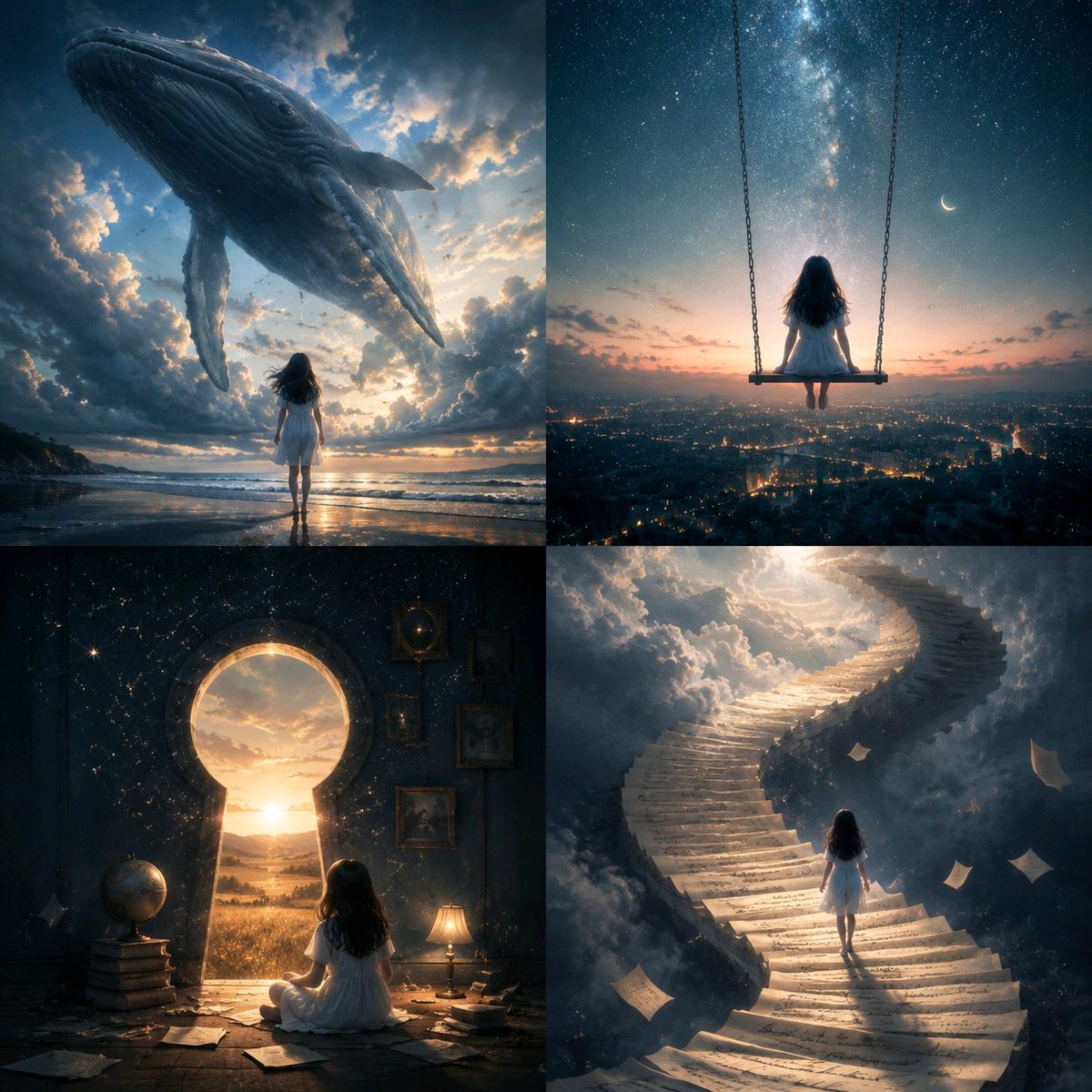 Conceptual Visual Metaphor Template AI image template preview