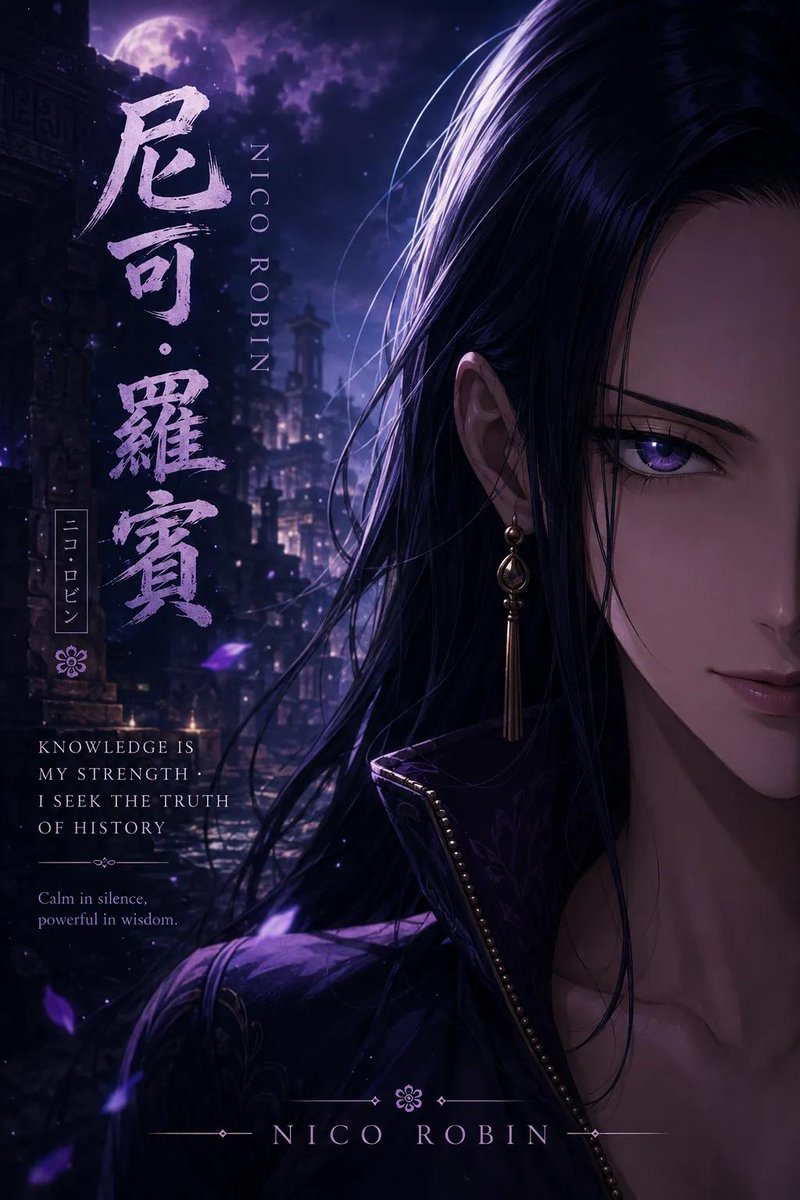 Anime Adventure Character Poster Design AI image template preview