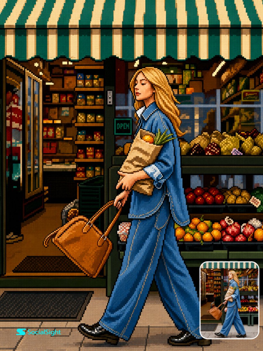 Retro 16-Bit Pixel Art Transformation AI image template preview
