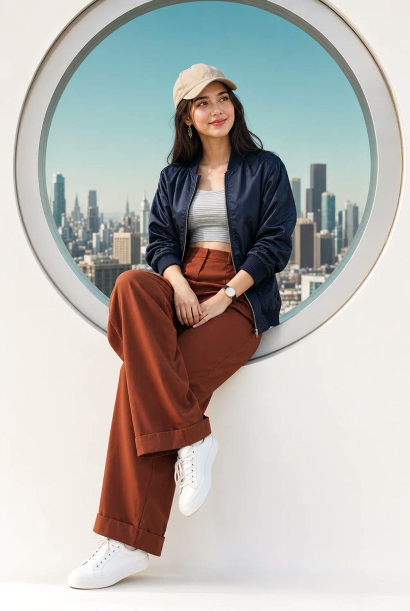 Urban Portal Fashion Photography AI image template preview