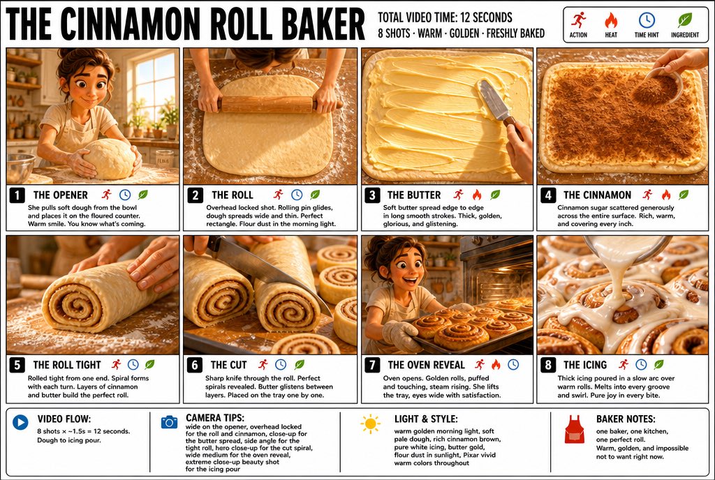 3D Pixar Style Bakery Infographic AI image template preview