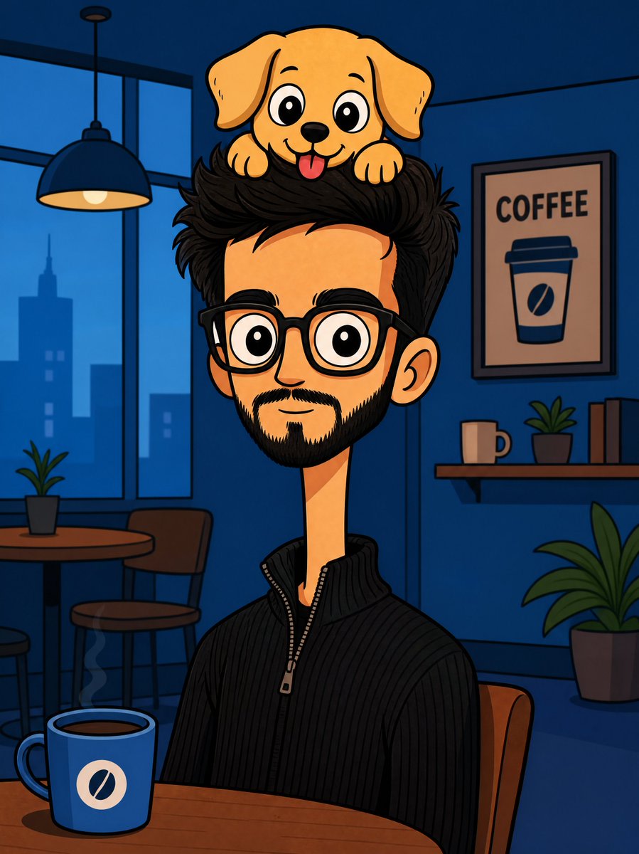 Bizarre Flat Cartoon Character AI image template preview