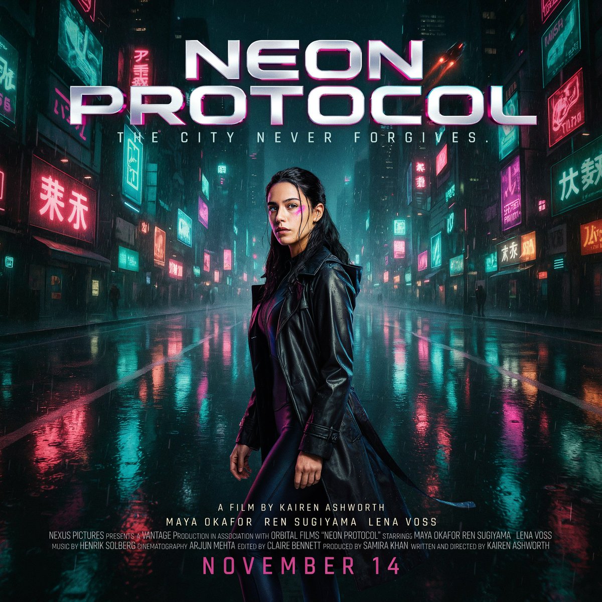 Cyberpunk Nova Rebellion Poster example 4