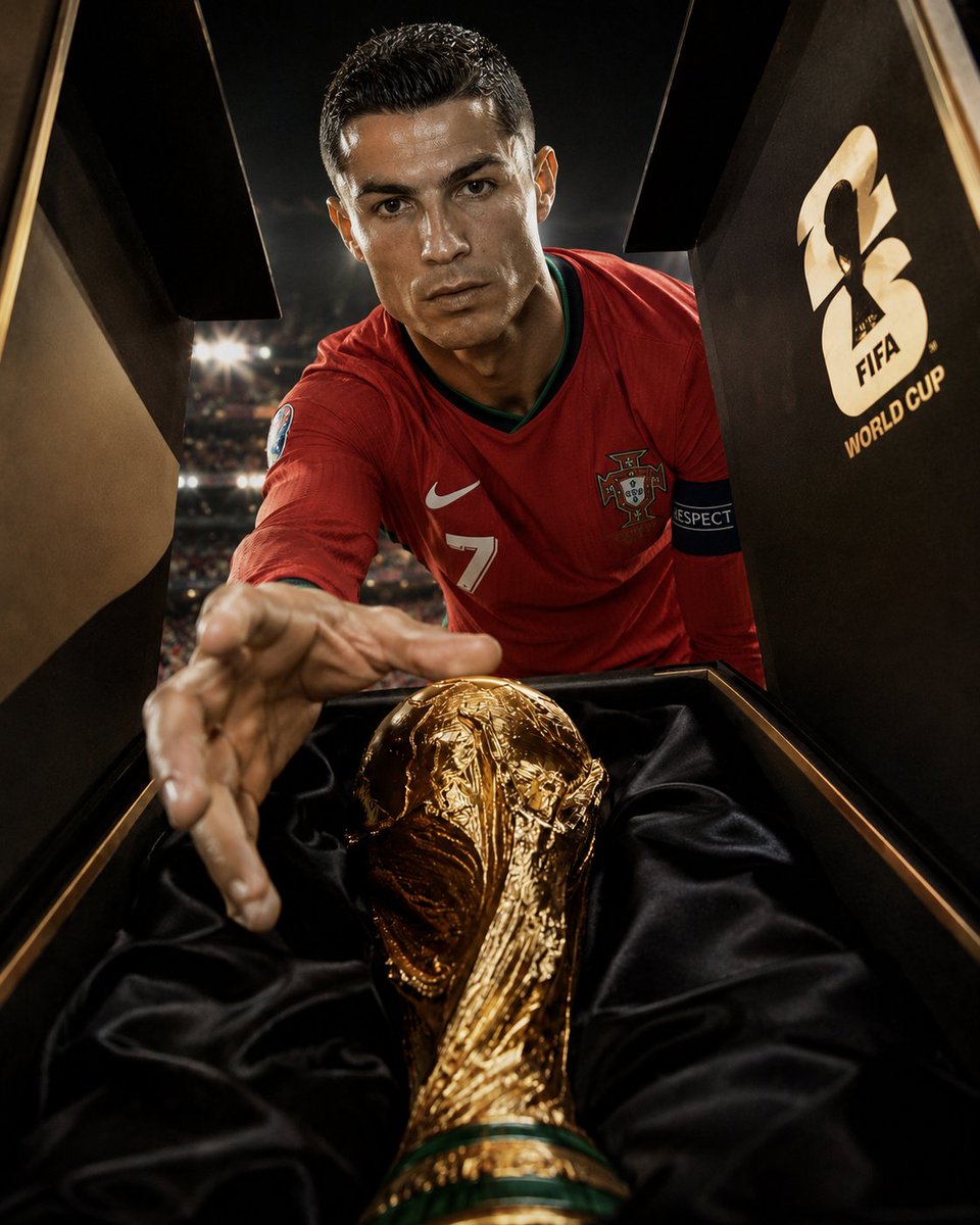 FIFA World Cup Trophy Winner AI image template preview