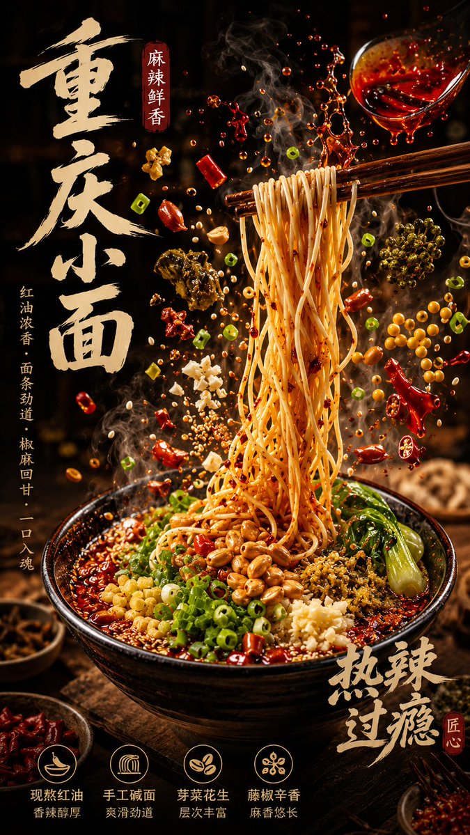 High-end Chinese Food Poster example 4