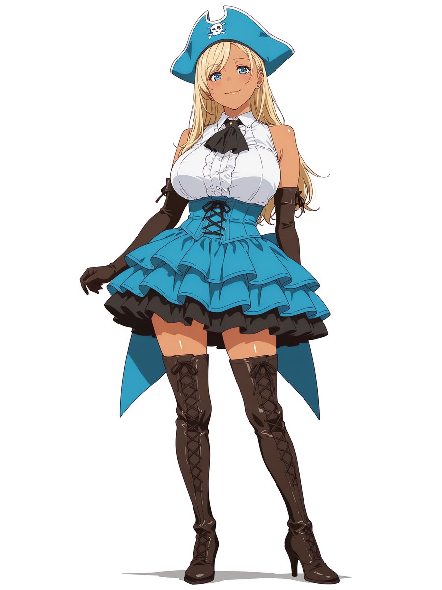 Pirate Idol Costume Character AI image template preview