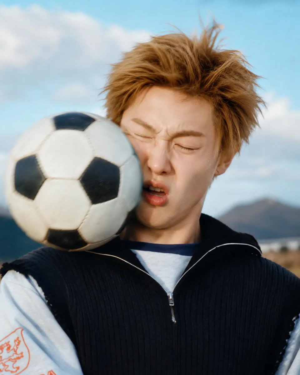 Soccer Ball Impact Action Shot AI image template preview