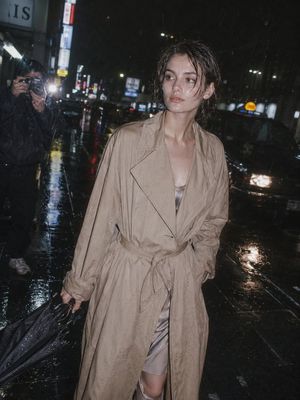 90s Editorial Paparazzi Street Photography AI image template preview