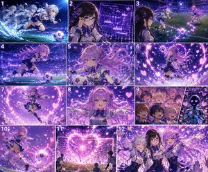 AI Superdimensional Soccer Storyboard AI image template preview