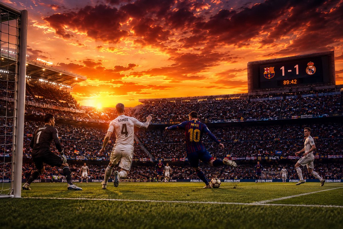 Cinematic Stadium Football Match example 2