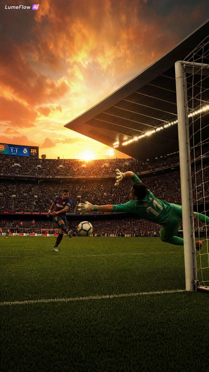 Cinematic Stadium Football Match example 1