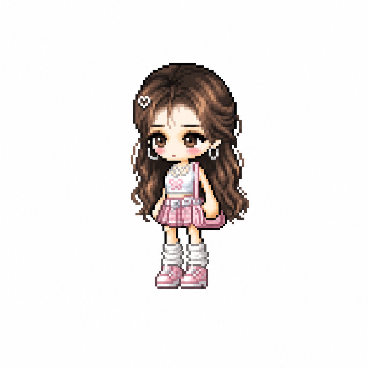Censored Chibi Pixel Girl example 2