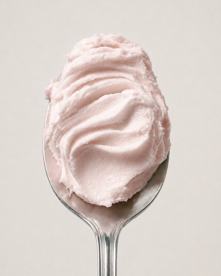 Pink Soft Serve on Spoon example 2
