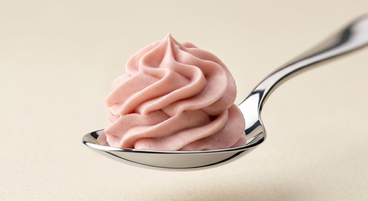 Pink Soft Serve on Spoon example 3