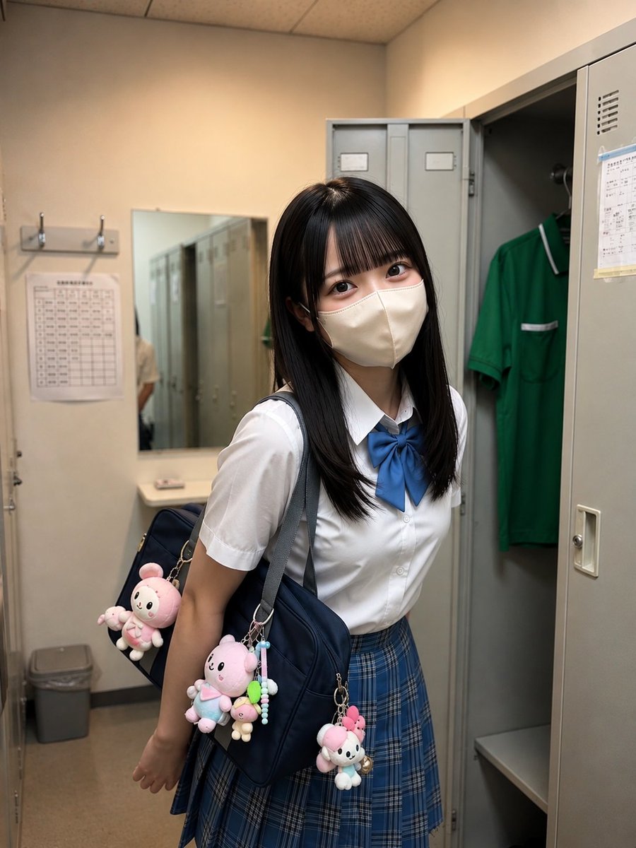 Japanese Schoolgirl Candid Portrait example 1