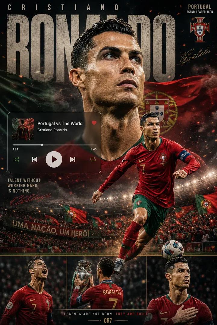 Premium Football Legend Poster example 1