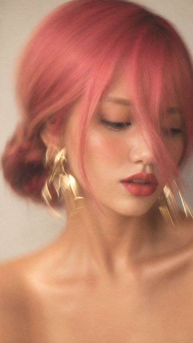 Motion Blur Fashion Portrait example 1