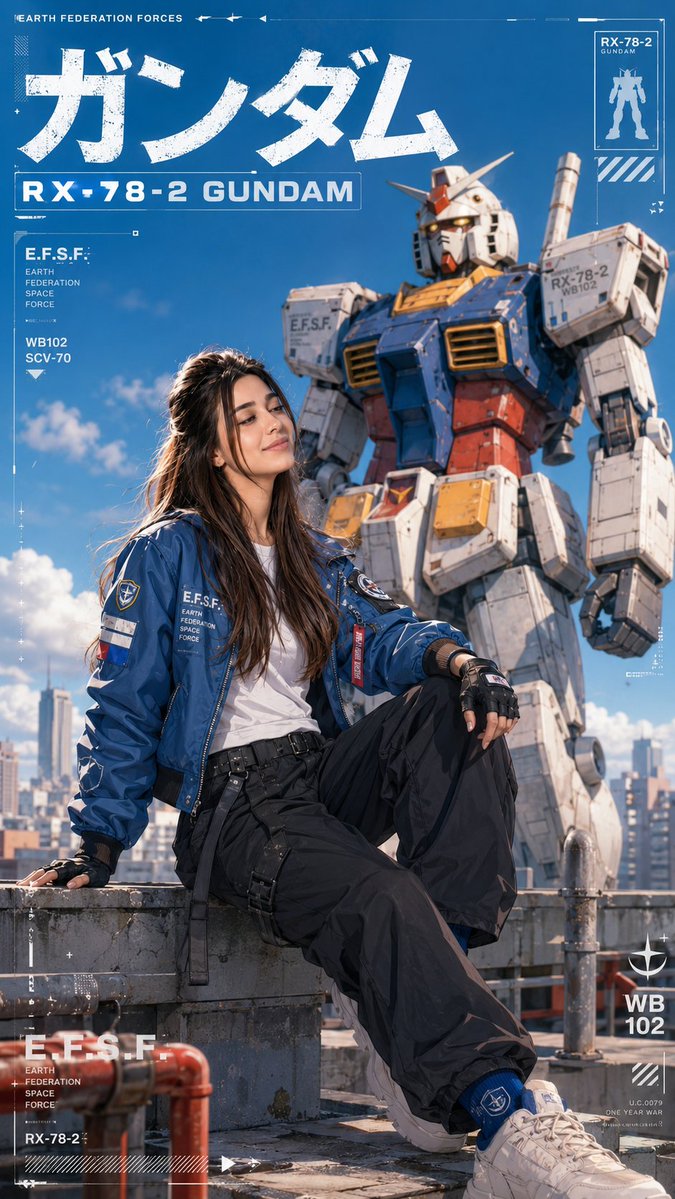 Anime Style Gundam Fashion Editorial example 2