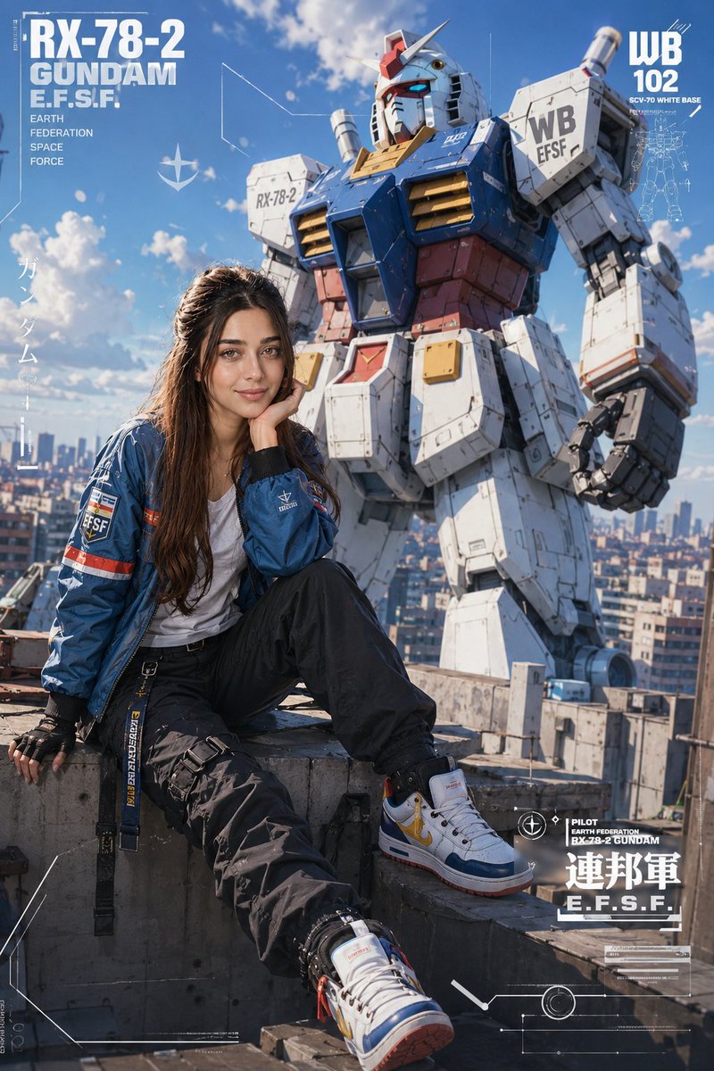 Anime Style Gundam Fashion Editorial example 1