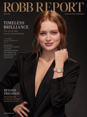 Luxury watch campaign cover AI image template preview
