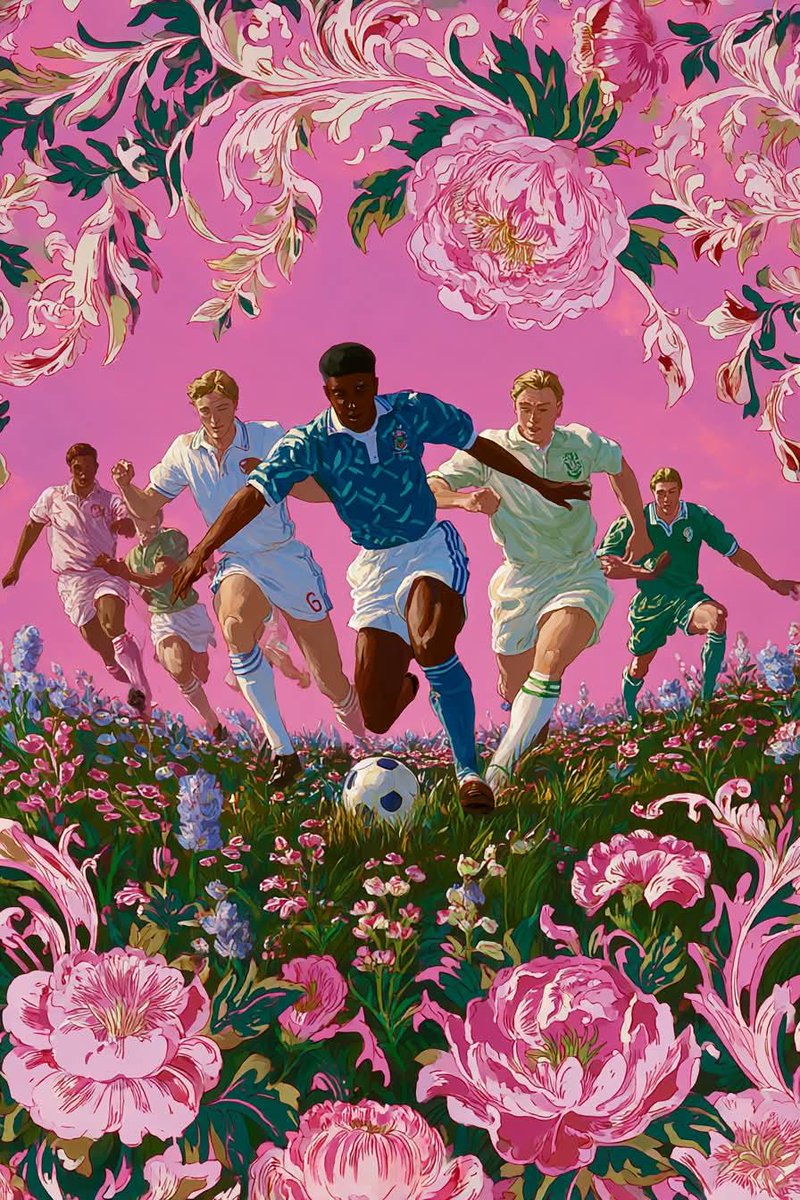 Dreamlike Football Surrealist Illustration example 2