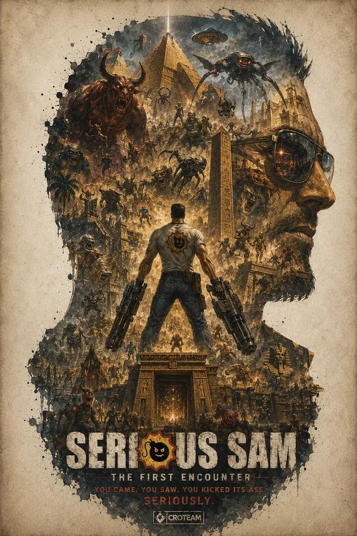 Wild West Double Exposure Poster example 2