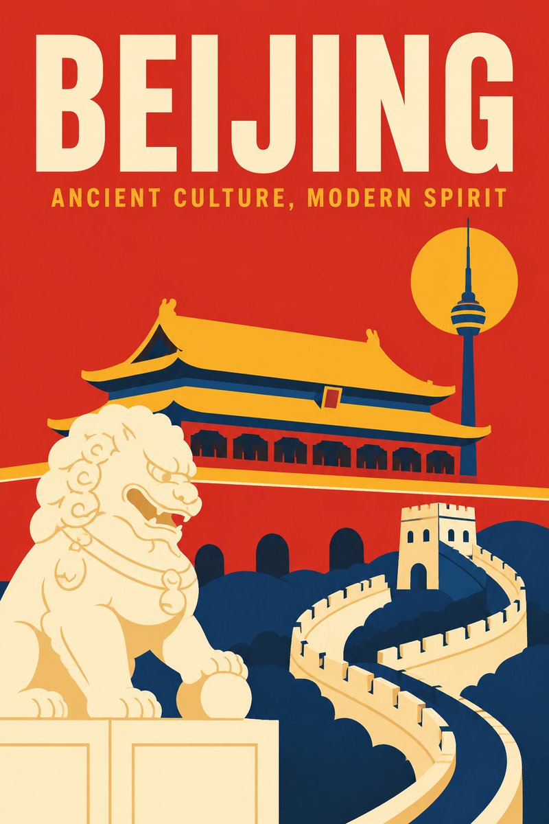 Minimalist Travel Poster Template example 4