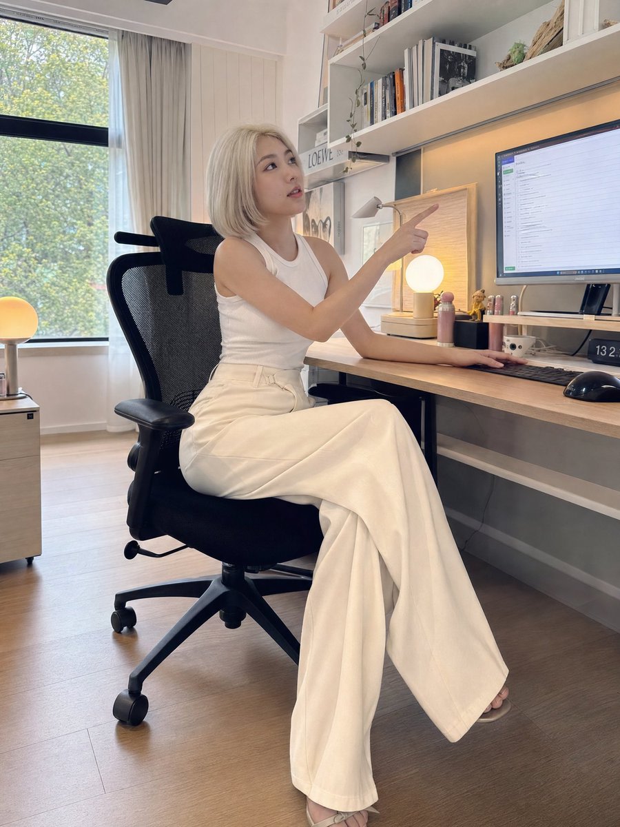 iPhone Style Minimalist Office Portrait example 2