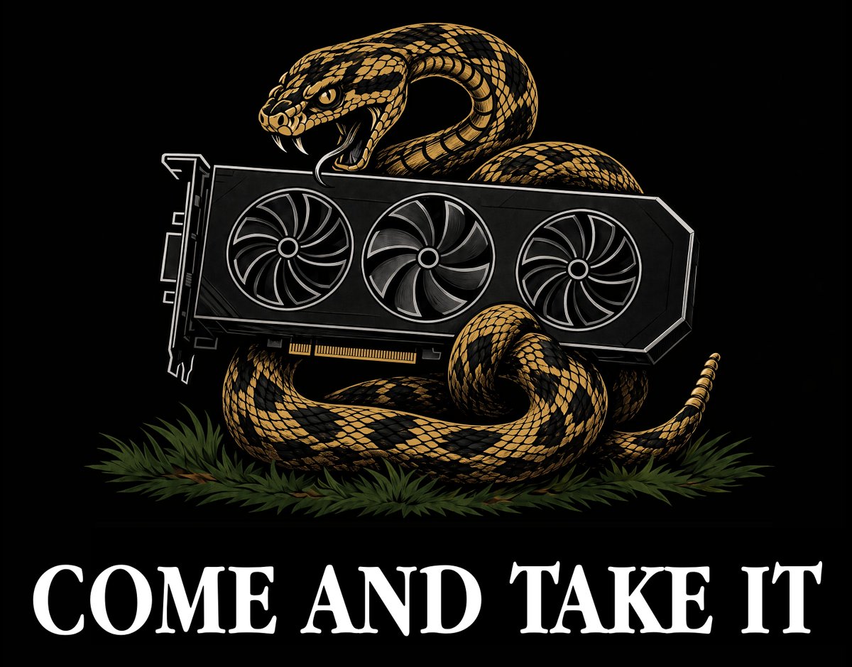 Rattlesnake GPU Come and Take It Graphic example 1