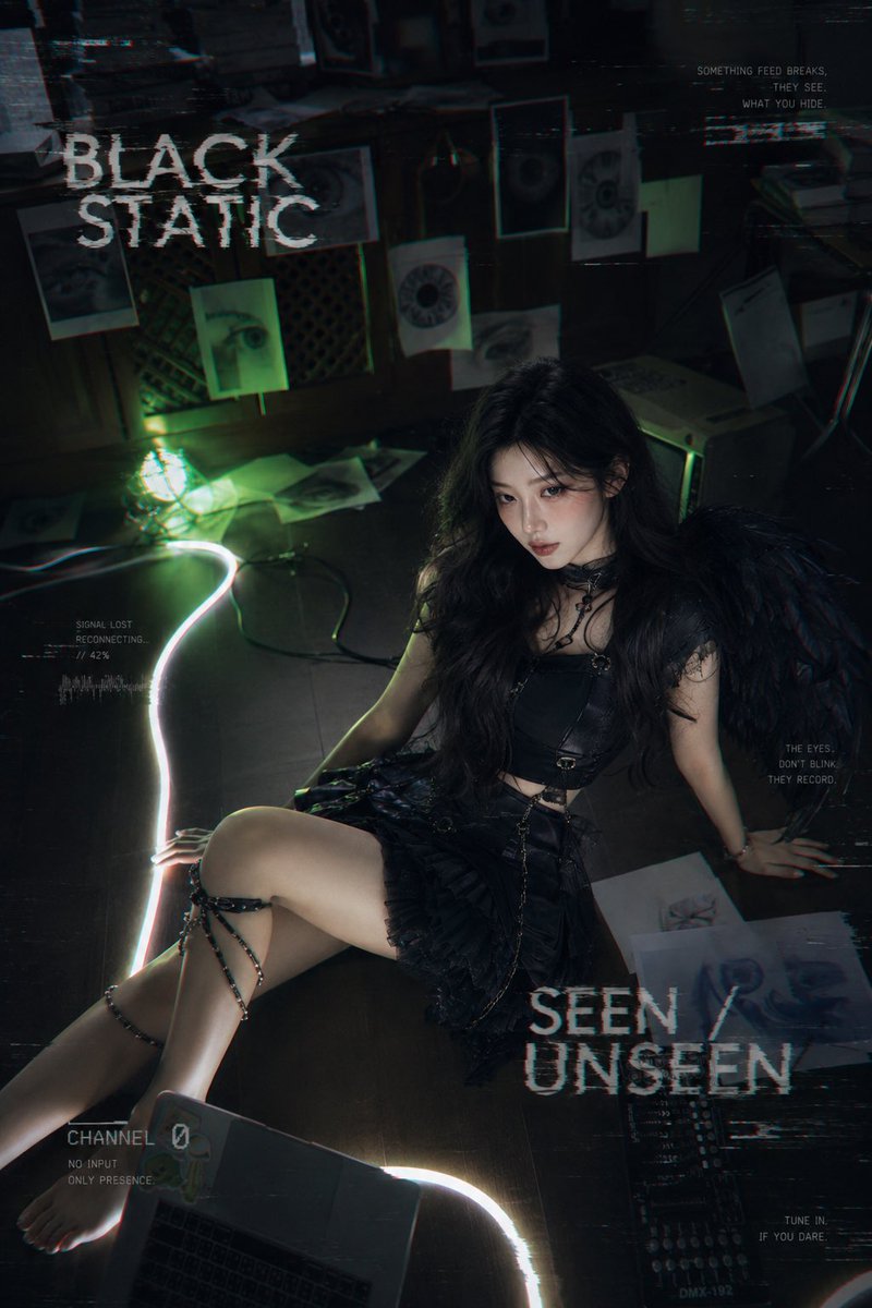 Dark Cyber-Goth Angel Poster example 4