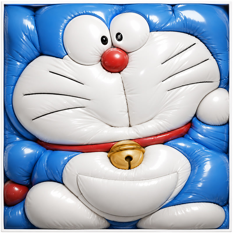 Inflated Doraemon Balloon Box example 1