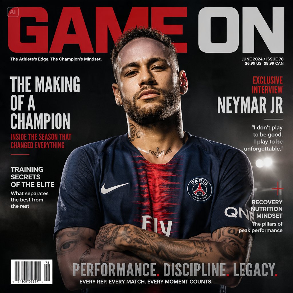 Premium Sports Magazine Cover example 1