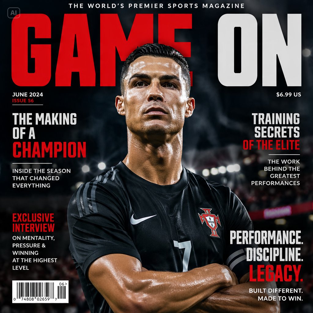 Premium Sports Magazine Cover example 3