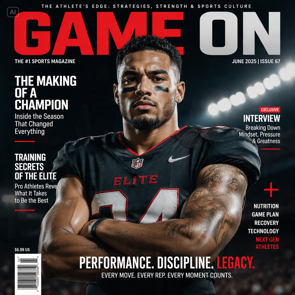Premium Sports Magazine Cover example 2