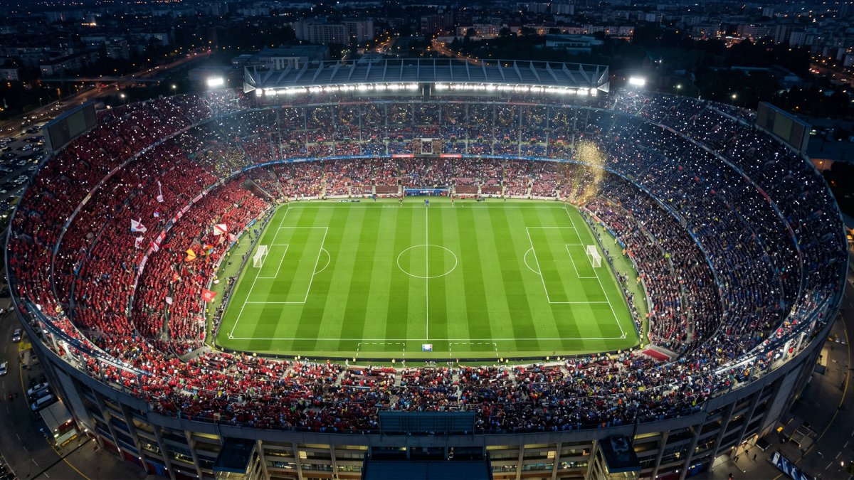 Aerial Championship Night Stadium example 1
