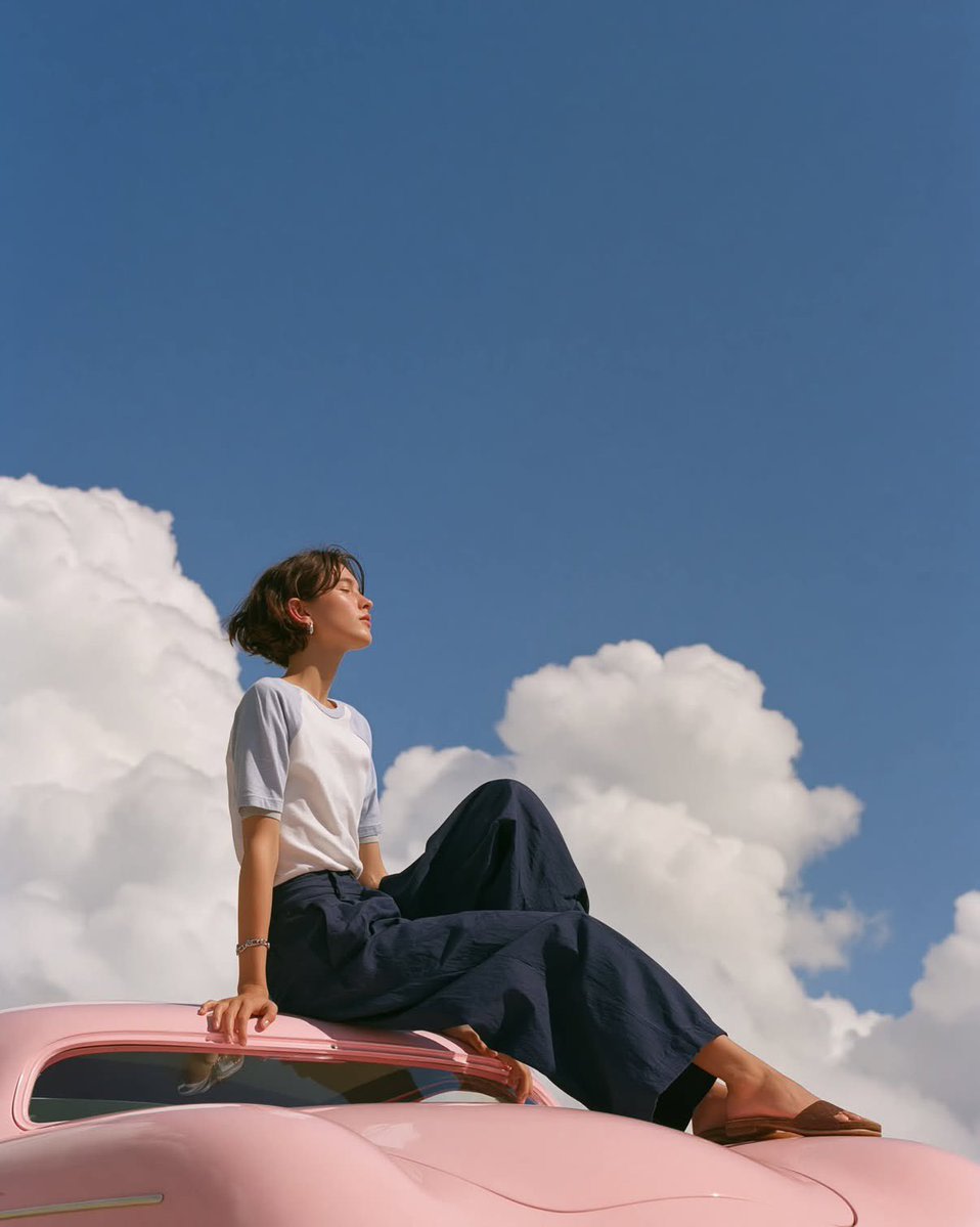 Vintage Porsche Fashion Editorial example 2