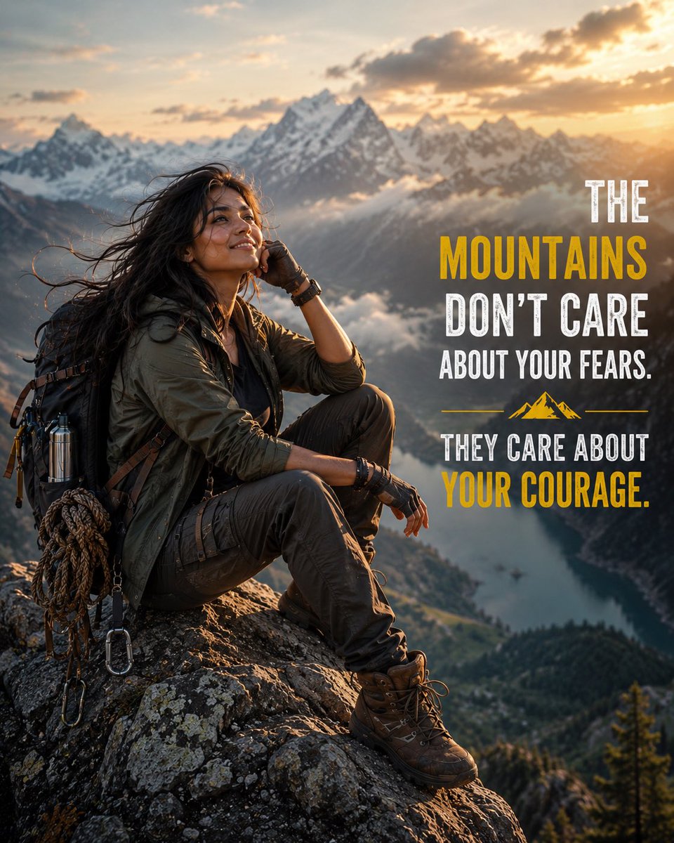 Cinematic Portrait of a Mountain Explorer example 2