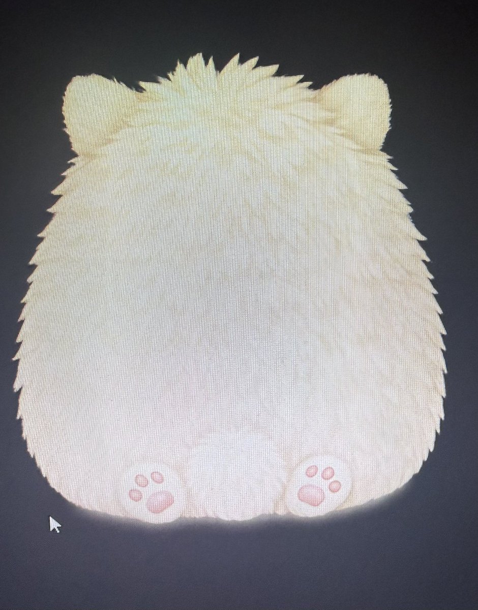 Fluffy Pet Back View Sprite example 1