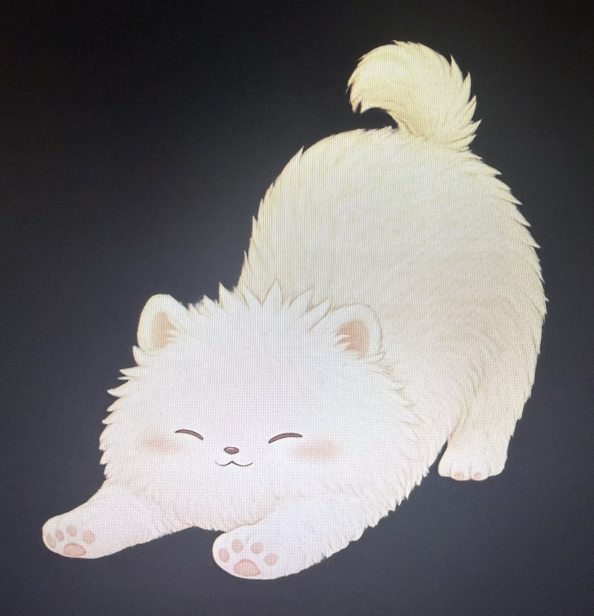 Fluffy Pet Back View Sprite example 3