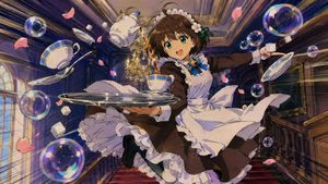 90s Anime Action Maid AI image template preview