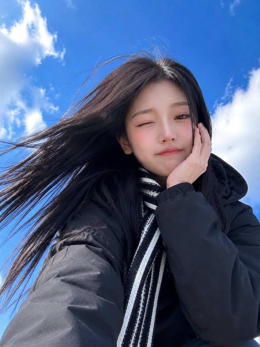 Realistic Low-Angle Smartphone Selfie example 1