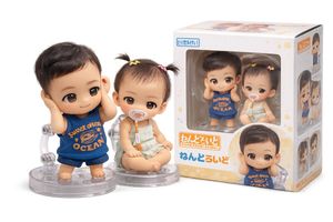 Japanese Nendoroid Style Miniature Figure AI image template preview