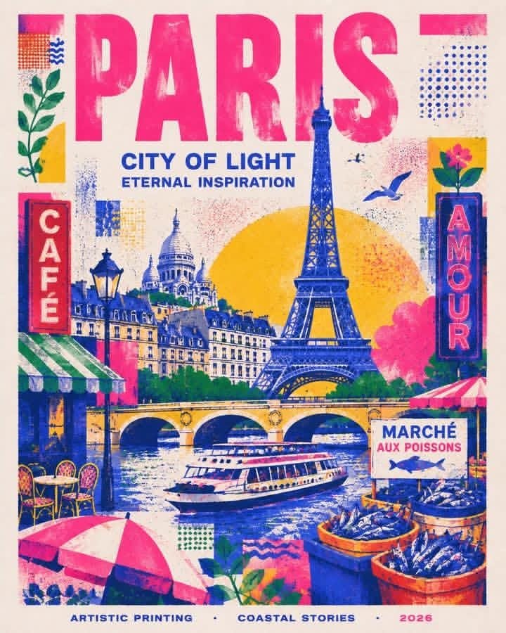 Dubai Risography Travel Poster example 3