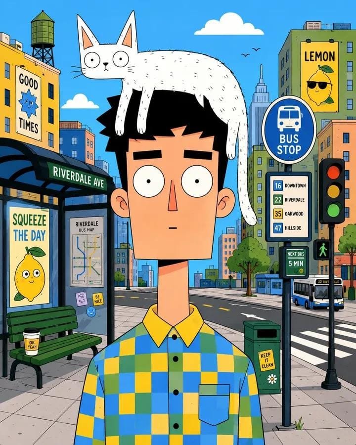 Flat Cartoon Human Animal Hat example 3